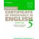 CERTIFICATE OF PROFICIENCY IN ENGLISH 5